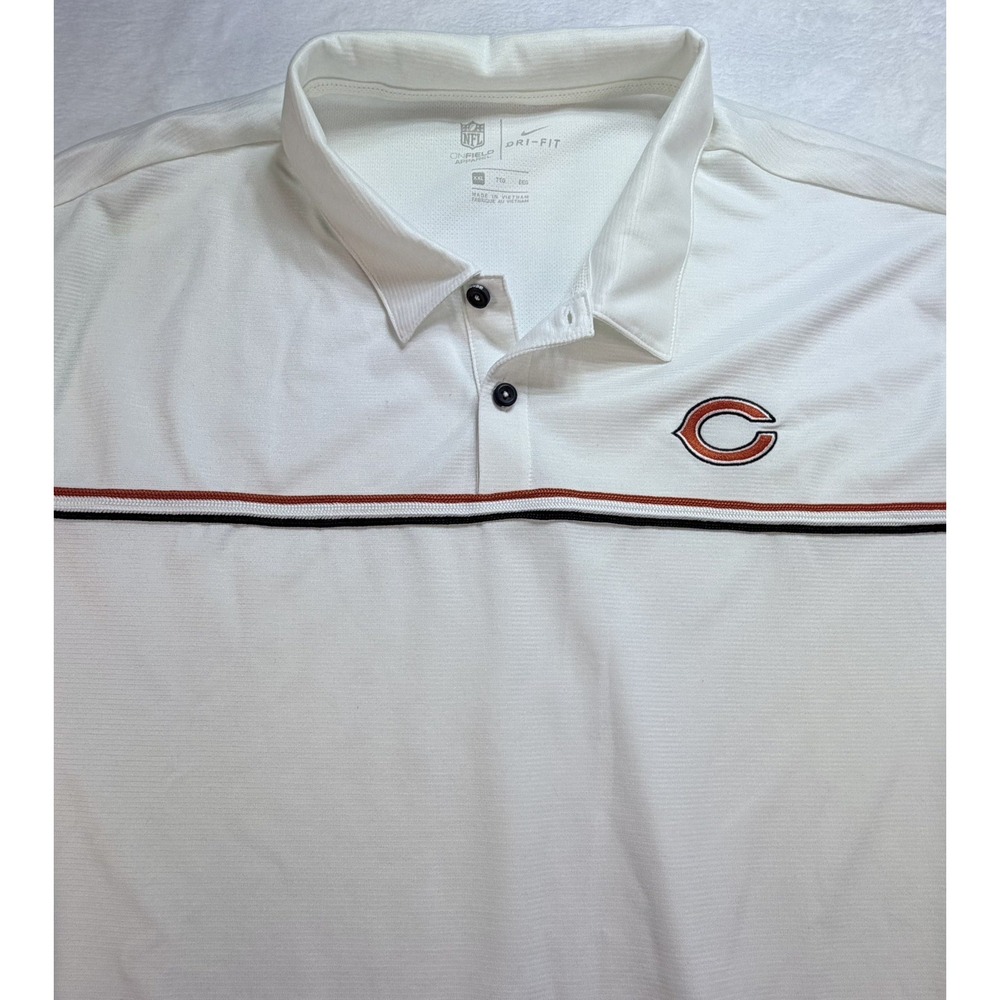 New 2020 NFL Chicago Bears Nike On Field Performance Dri-FIT Polo Shirt XXL